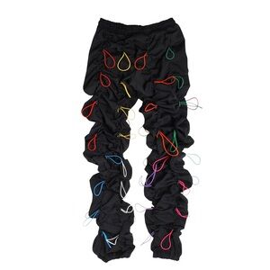 Korean streetwear black joggers